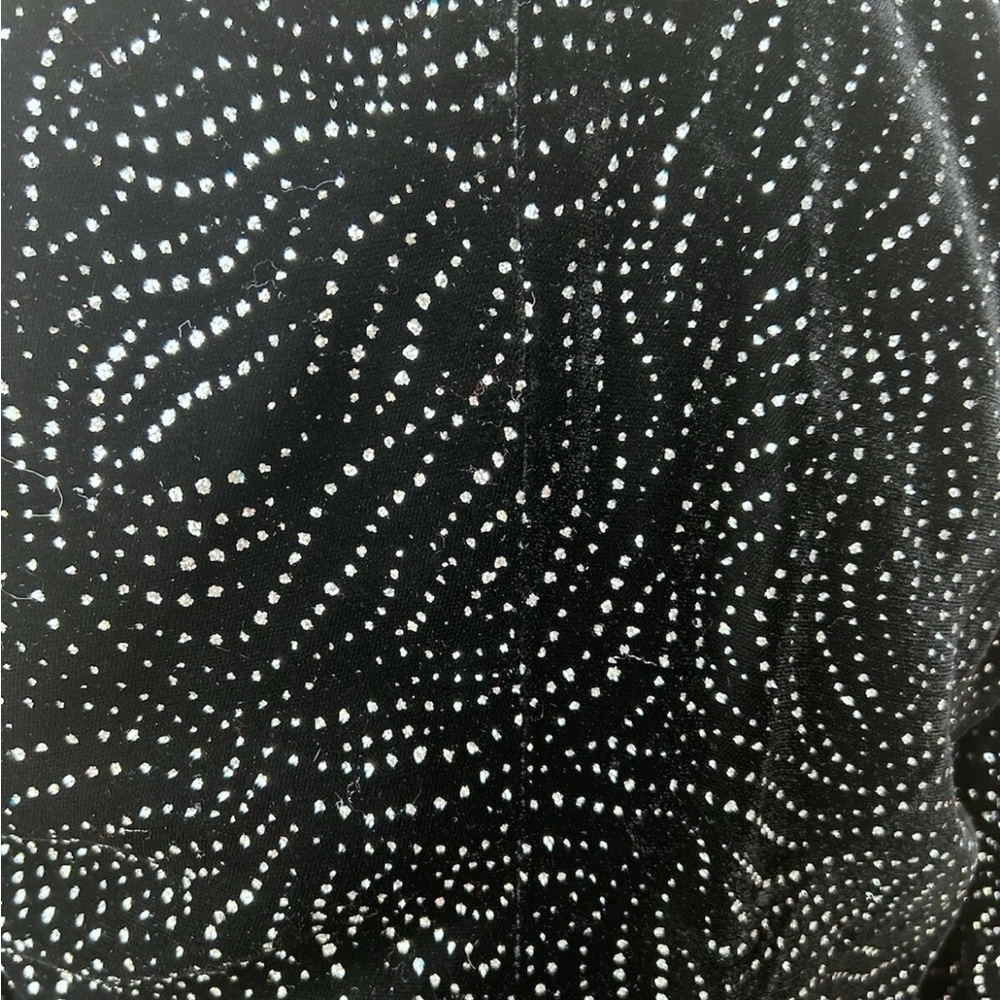 Vintage LIANCARLO for Joe Brand Jacket Size 4 Black Velvet Rhinestone Accents - Picture 12 of 13